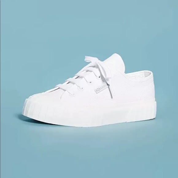 Superga 2630 COTU Sneakers Total White 9.5 - Picture 2 of 8